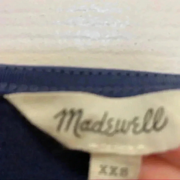 Madewell sandwashed gathered sleeve top soft and carefree - Picture 3 of 6